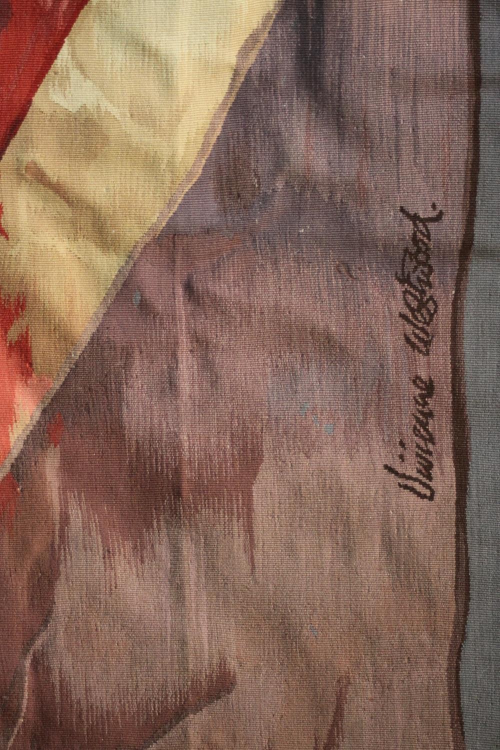 The Rug Company, hand stitched VW Union Jack Flag Aubusson, signed Vivienne Westwood. H.245 W.140 - Image 4 of 6