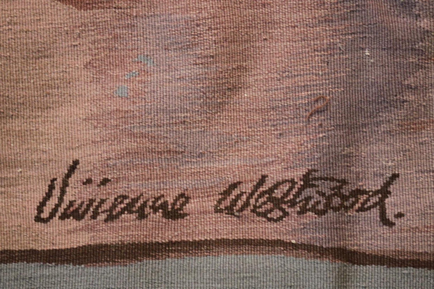 The Rug Company, hand stitched VW Union Jack Flag Aubusson, signed Vivienne Westwood. H.245 W.140 - Image 5 of 6