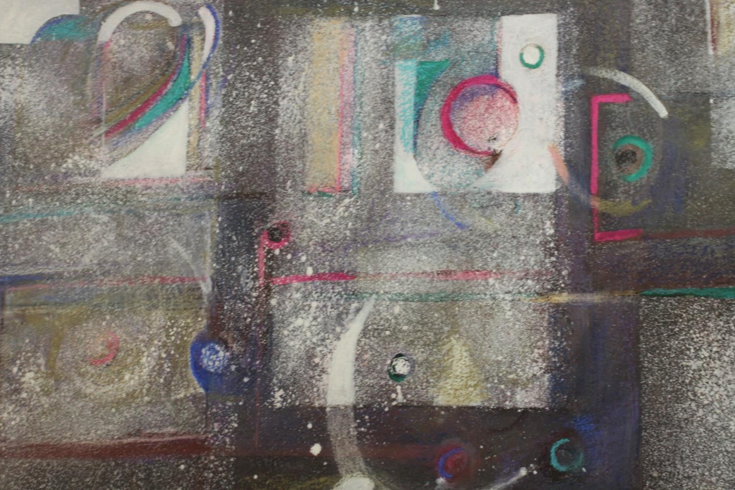 Jane Harris (1956-) A pastel on paper, abstract composition. Signed and dated. H.56 W.76cm. - Image 4 of 7