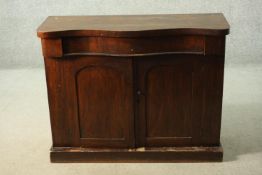 Chiffonier, 19th century mahogany. H.82 W.104cm.