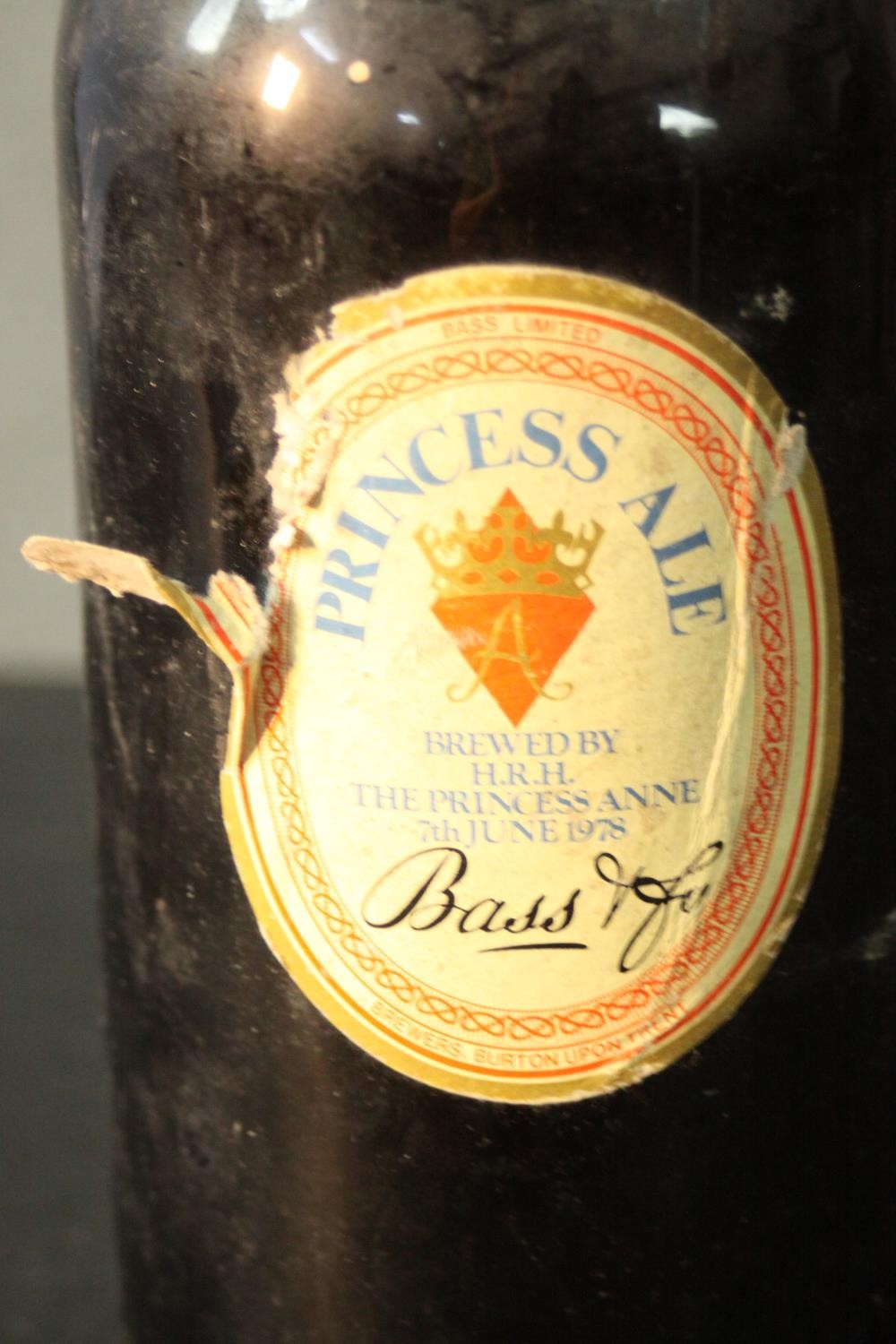 Five bottles of vintage Bass Ale, three bottles of Jubilee Strong Ale 1977 and Princess Ale 1978. - Image 8 of 8