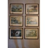 A set of six framed and glazed Norman Thelwell prints, 246/250 of a limited edition signed by the