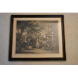 George Morland (1763?1804), a 19th century framed and glazed print titled 'Return From Market'. H.61