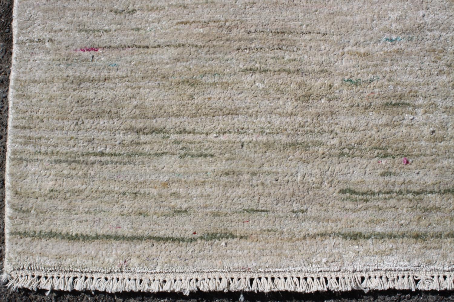 A sari silk carpet on a beige ground. H.240 W.170 cm - Image 3 of 4