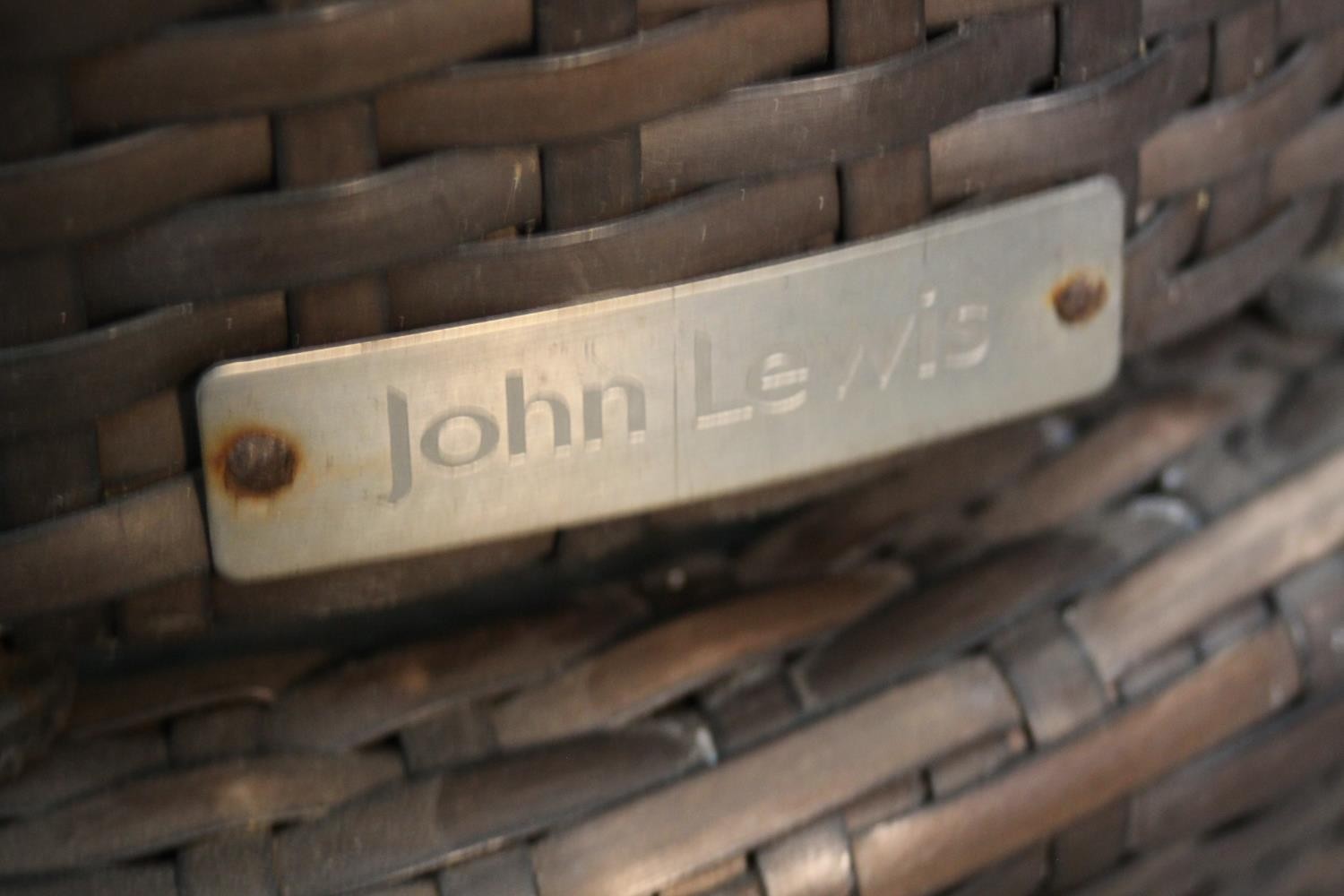 Occasional tables, garden or conservatory, John Lewis. H.38 Dia.38cm. - Image 3 of 5