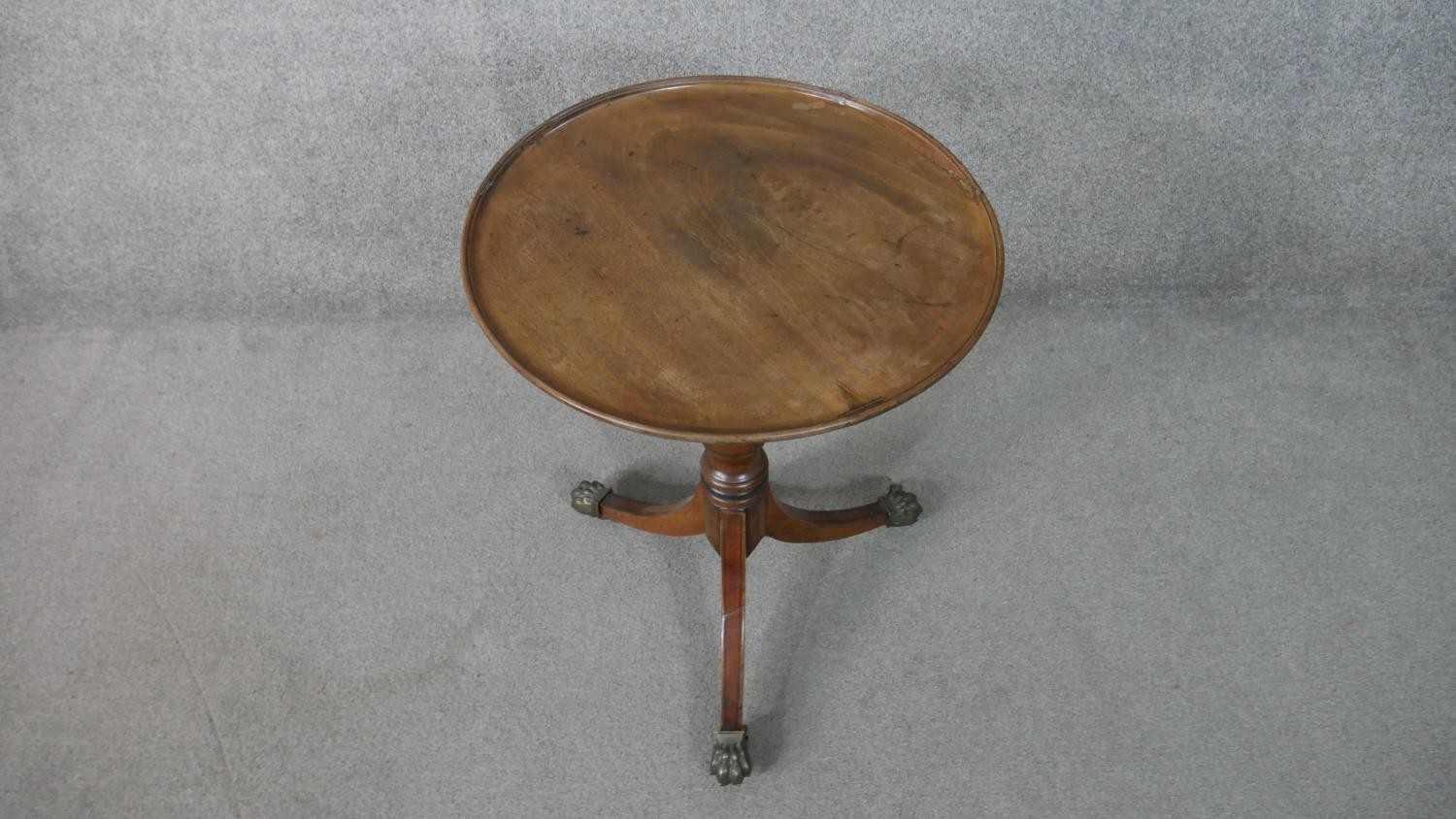 Lamp table, 19th century mahogany on swept tripod base. H.66 W.52cm - Image 2 of 6