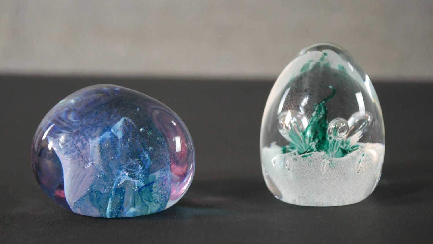A collection of eight limited edition Caithness lamp work glass paperweights. Stamped to the base. - Image 2 of 6