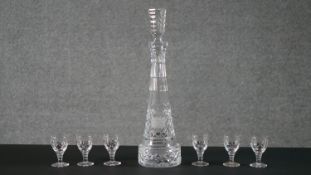 A Waterford Crystal Prestige Vodka decanter and stopper, for Smirnoff. Inscribed 'By Appointment