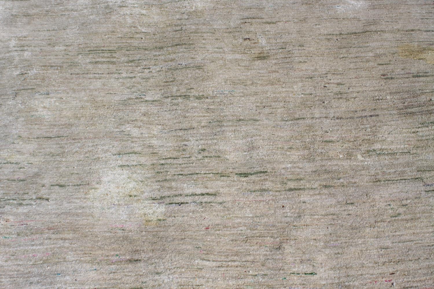 A sari silk carpet on a beige ground. H.240 W.170 cm - Image 2 of 4