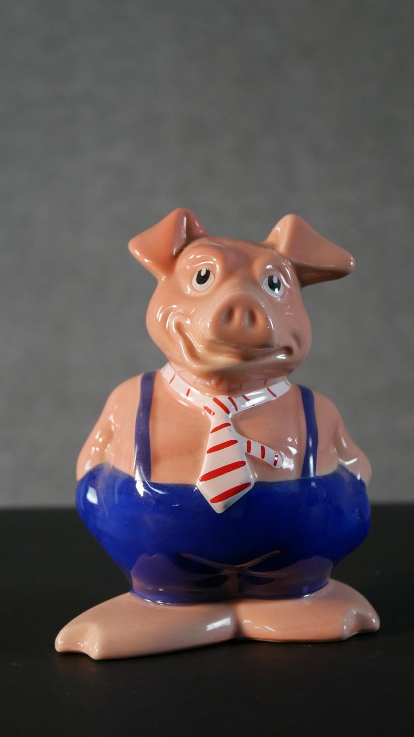 Five assorted Wade Nat West Bank pig money boxes and an Ardman Studios Ltd Gromit money bank. H.18.5 - Image 5 of 19