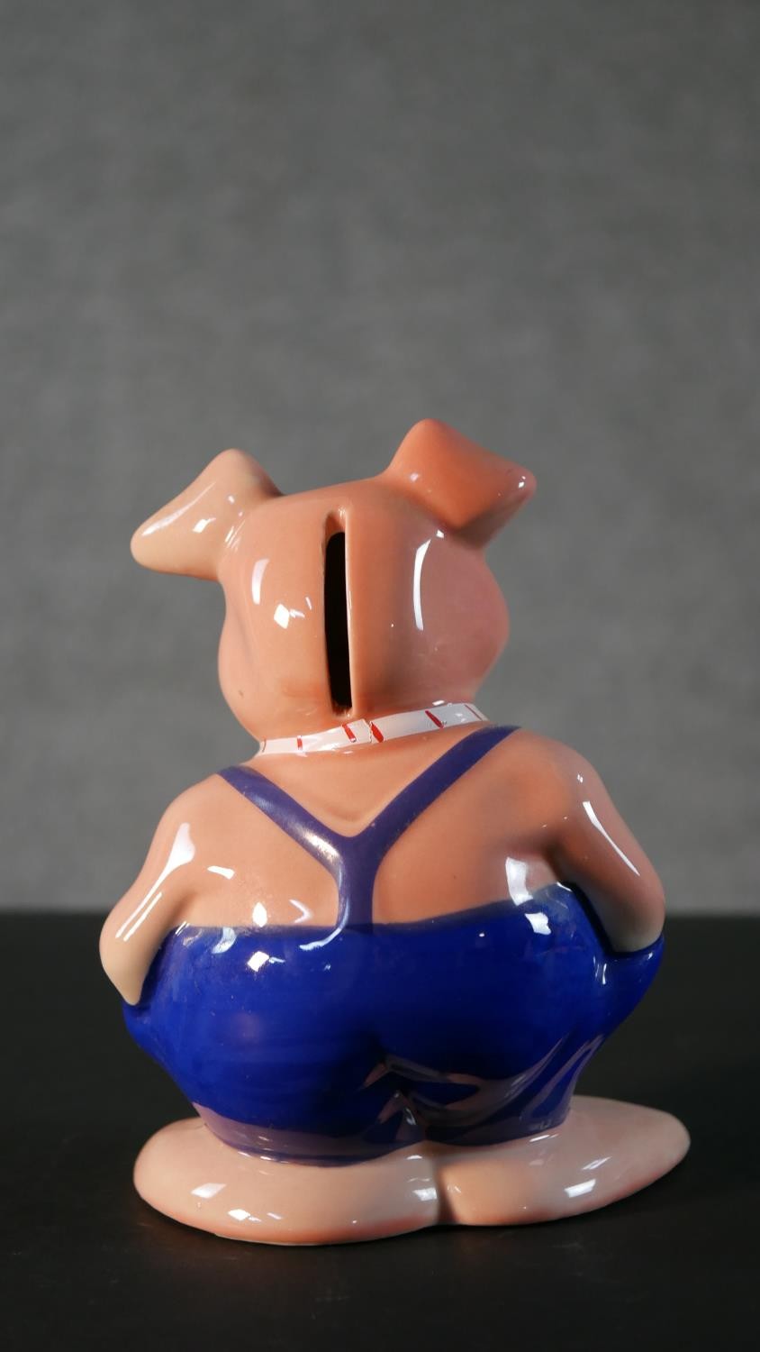 Five assorted Wade Nat West Bank pig money boxes and an Ardman Studios Ltd Gromit money bank. H.18.5 - Image 6 of 19