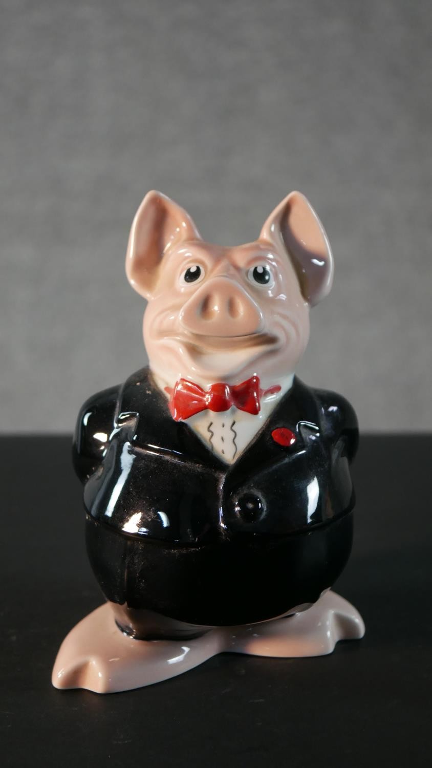 Five assorted Wade Nat West Bank pig money boxes and an Ardman Studios Ltd Gromit money bank. H.18.5 - Image 14 of 19