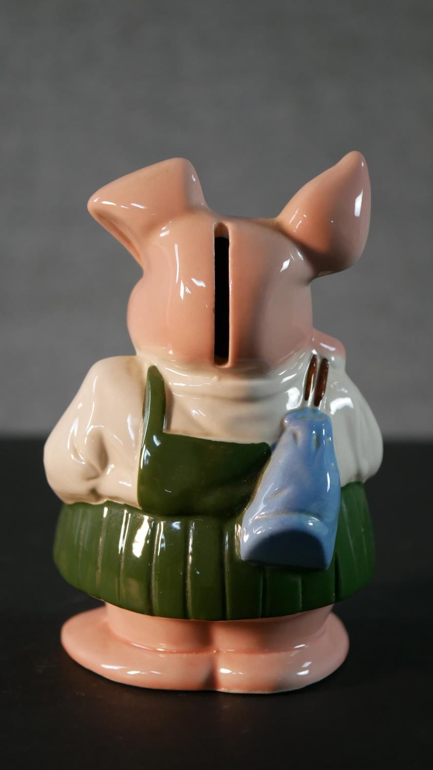 Five assorted Wade Nat West Bank pig money boxes and an Ardman Studios Ltd Gromit money bank. H.18.5 - Image 18 of 19