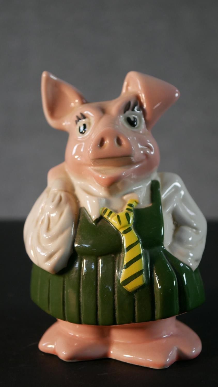 Five assorted Wade Nat West Bank pig money boxes and an Ardman Studios Ltd Gromit money bank. H.18.5 - Image 17 of 19