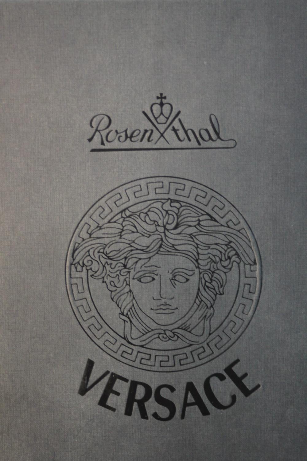 A Rosenthal cut crystal decanter and Medusa head frosted stopper for Versace, etched mark to base, - Image 3 of 6