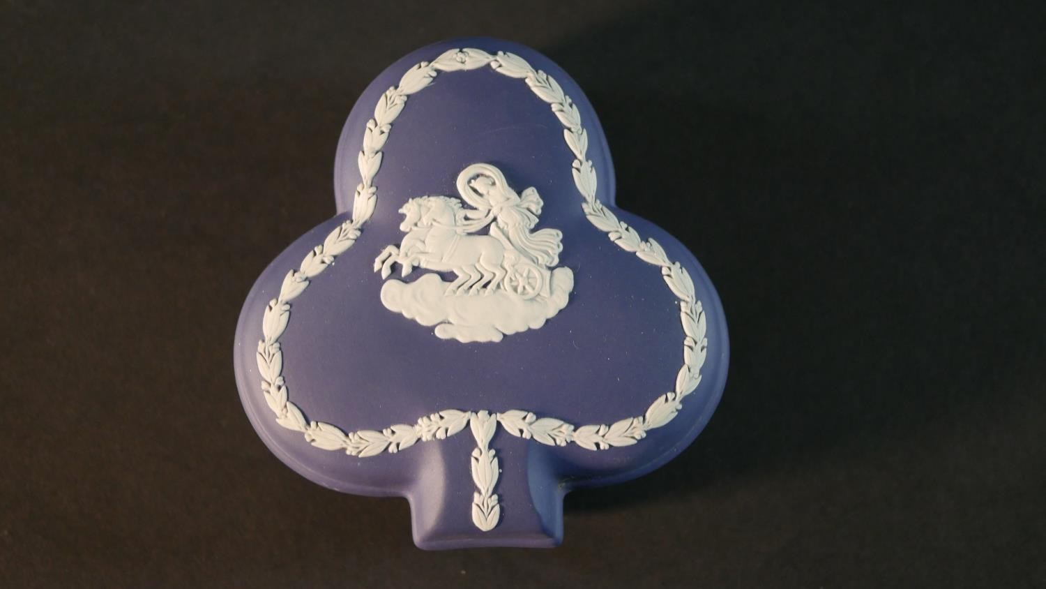 A collection of five Wedgwood pieces, including a Jasperware horse paperweight, a classical design - Image 13 of 15