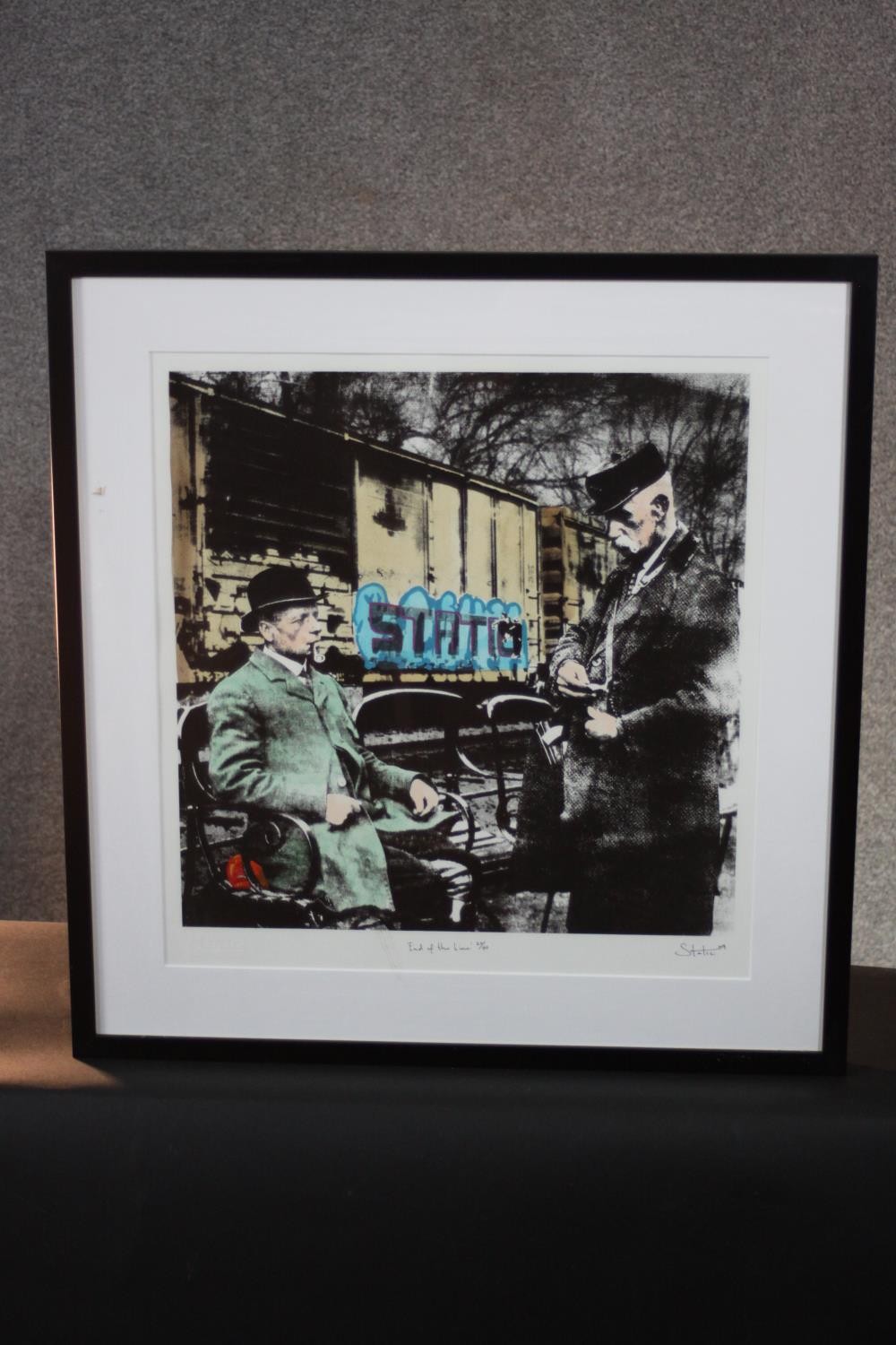 Static, (British duo, Tom Jackson and Craig Evans), signed limited edition, 20/40, End of the - Image 2 of 4