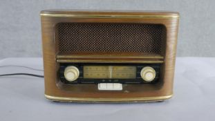 A vintage GPO radio. H.20 W.30cm