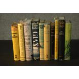 A collection of ten 40's & 50's hardback books, including Mary Anne by Daphne du Maurier, Giant by