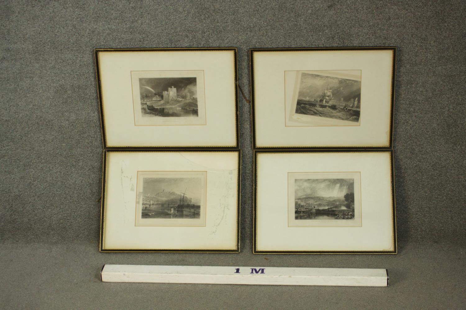Four framed and glazed 19th century engravings of famous places. H.40 W.53cm. each. - Image 2 of 14