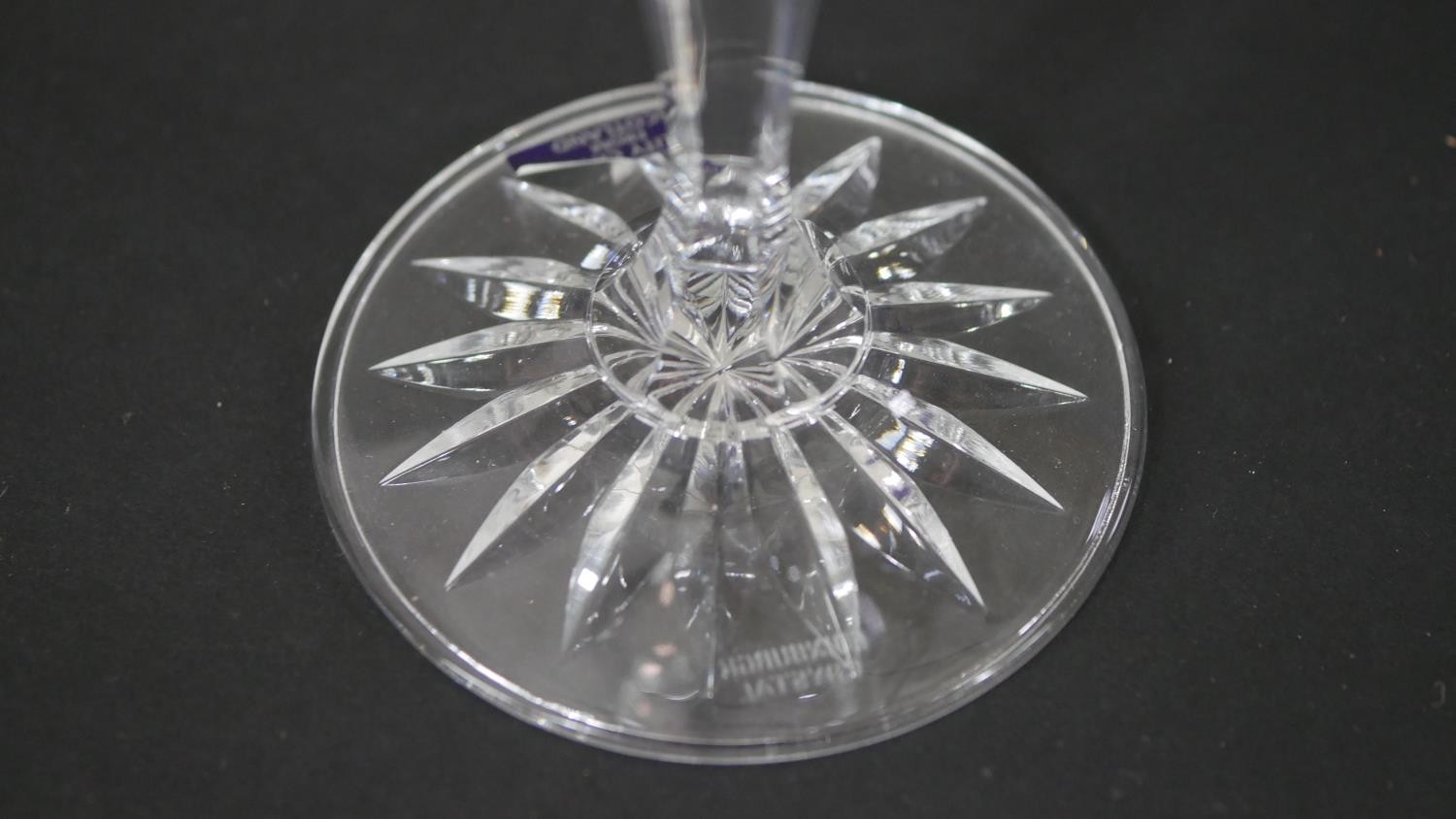 A boxed set of four Edinburgh crystal wine glasses. H.17 Diam.6.5cm - Image 7 of 7