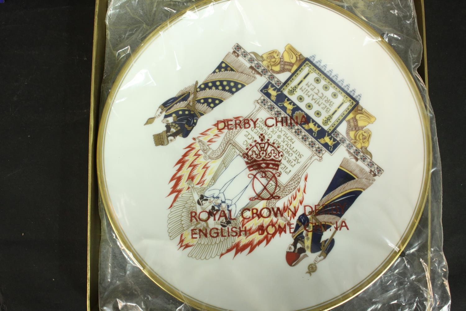 Six boxed Royal Crown Derby, Limited Edition porcelain "Benjamin Britten" plates commissioned by - Image 2 of 7