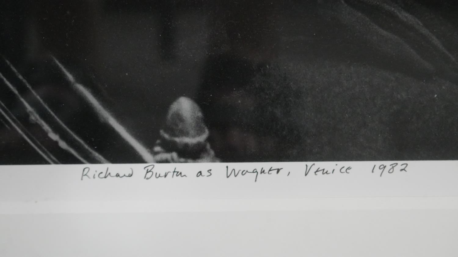 Sarah Quill (b. 1946), photograph of Richard Burton as Wagner in'Wagner', Venice 1982, signed, - Image 5 of 7