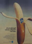 Gabriel Kuri, Mexican (1970), offset lithograph on 100gsm paper of a Banana advertising poster,