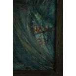 An framed oil on canvas on board of an ethereal woman, signed S. Dyas, dated 32. H.107 W.75cm.
