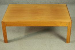 A Danish teak coffee table, 1960s, designed by Johannes Andersen for CFC Silkeborg, of rectangular