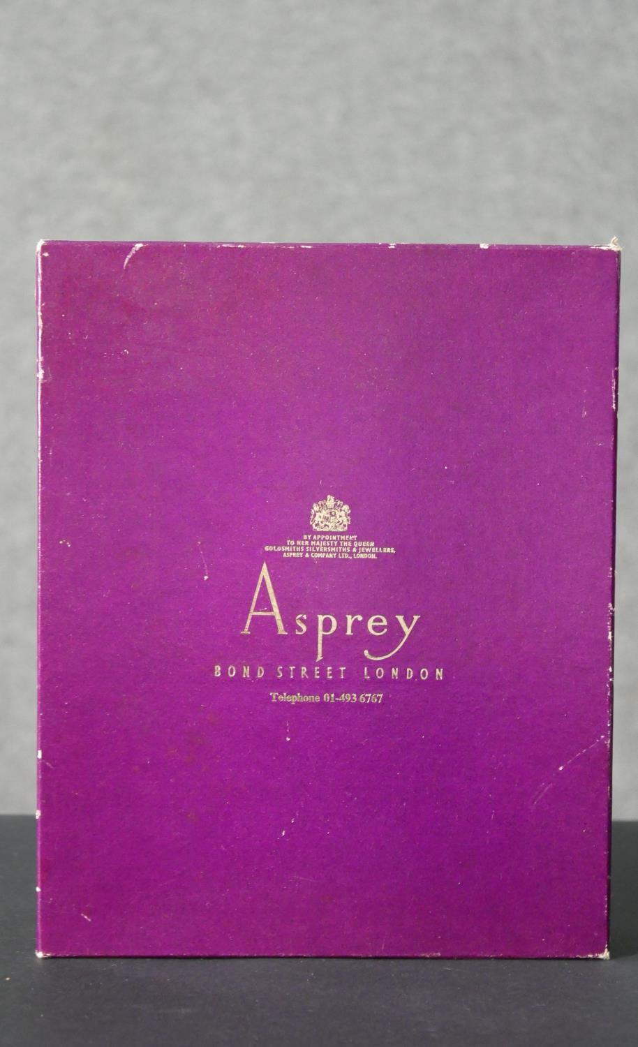 A vintage Asprey clutch handbag, marked Asprey London and with original box. H.15 W.22cm - Image 2 of 8