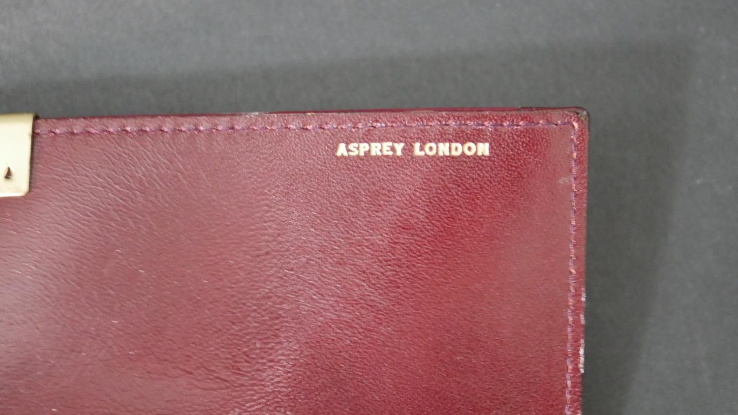 A vintage Asprey clutch handbag, marked Asprey London and with original box. H.15 W.22cm - Image 8 of 8