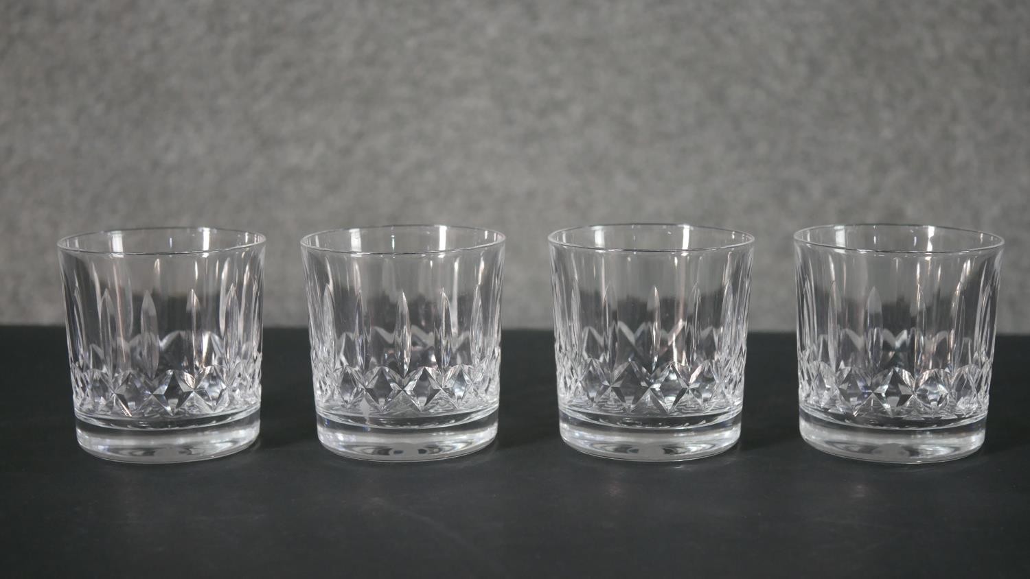 A collection of seven Edinburgh crystal tumblers and water glasses along with a pair of cut - Image 5 of 5