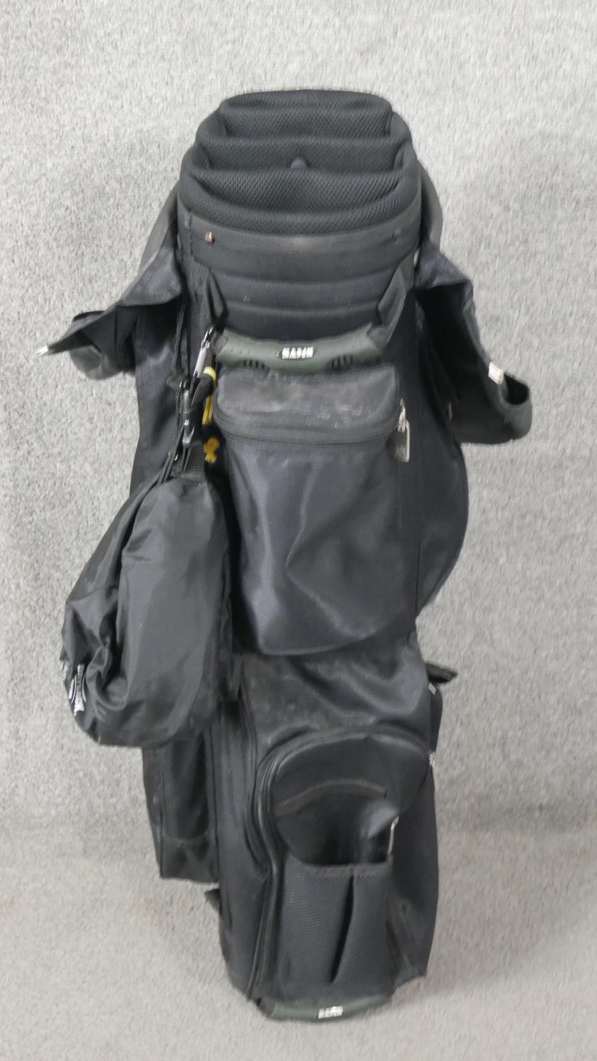 A leather Mulberry golf bag along with two others; Sams and Callaway. - Image 9 of 11
