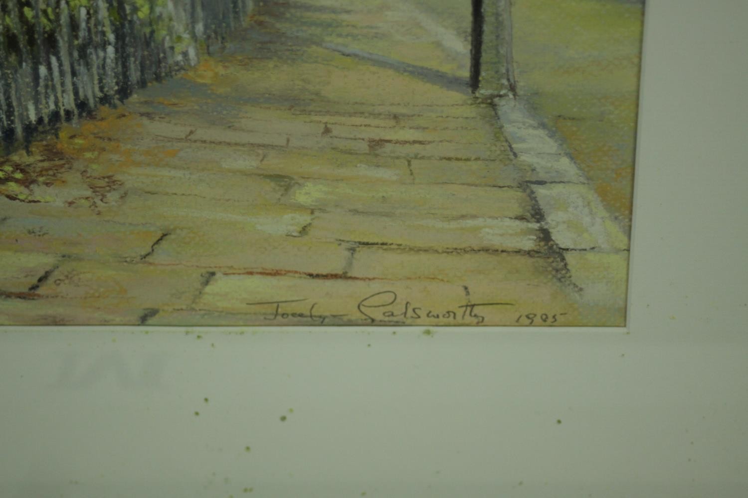 Jocelyn Galsworthy (Contemporary British), lanscape, oil pastel, signed lower right and dated - Image 4 of 7