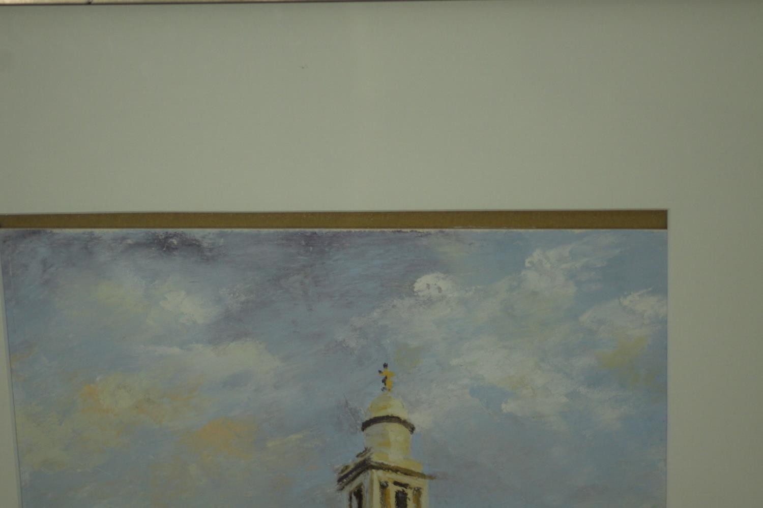 Jocelyn Galsworthy (Contemporary British) two cityscapes, oil pastel, one signed lower right and - Image 6 of 11