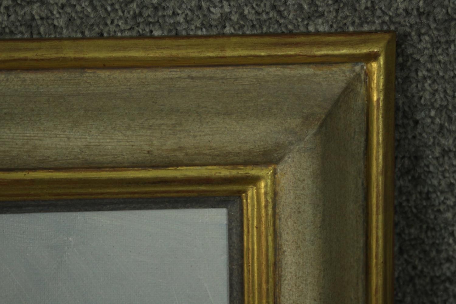 Chet Kalm (American 1925-2017), Galipoli Plain 1993, oil on canvas, signed lower right. H.50 W.66cm. - Image 5 of 6