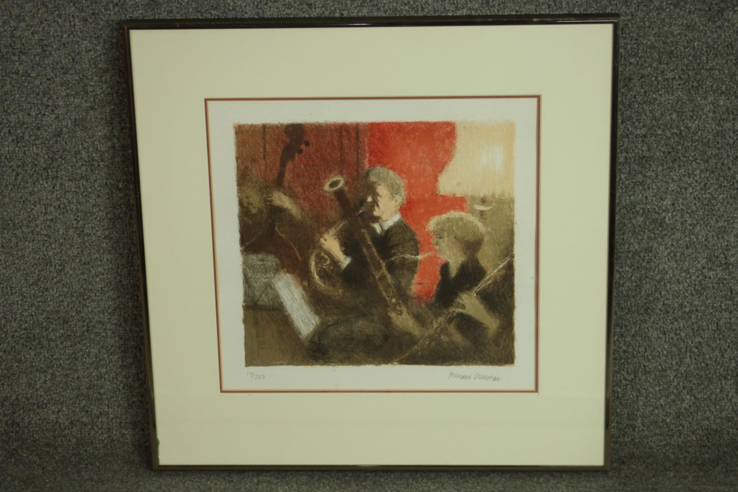 Bernard Dunstan (1920-2017). 'Schubert Octet' limited edition lithograph, 17/250, signed and - Image 2 of 7