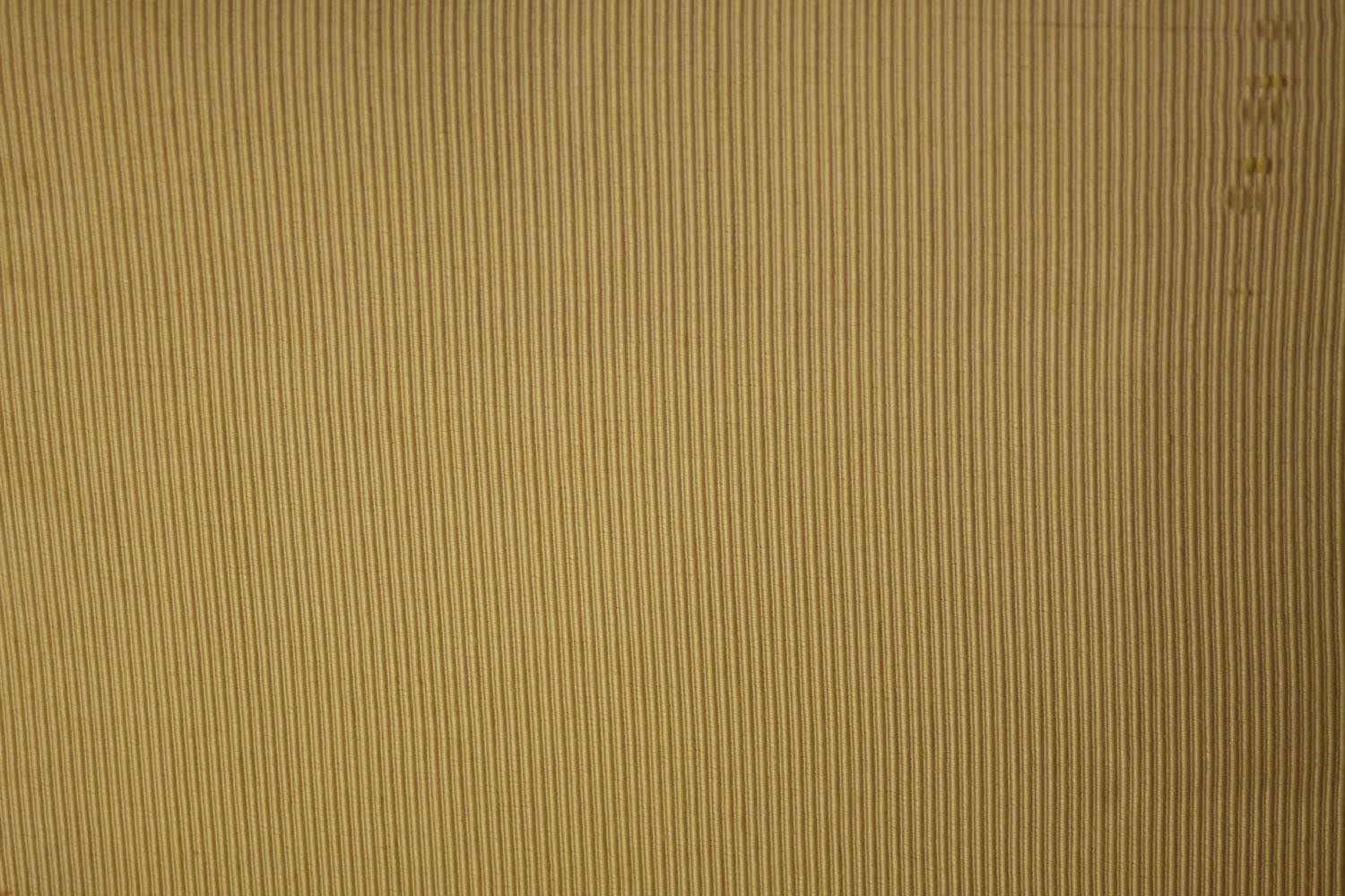 An Arts & Crafts fruitwood two seater sofa, the back rail carved with oak leaves and acorns, - Image 7 of 8