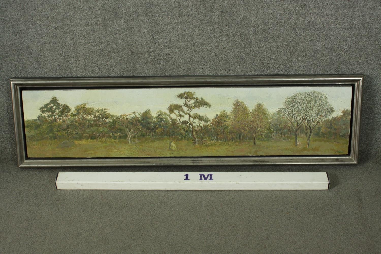 Chet Kalm (American 1925-2017), The View From Notton's - South Africa, oil on wood, signed lower - Image 2 of 8