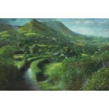 Crispin Thornton Jones (contemporary), The Black Hill, limited edition print 82/165, signed,