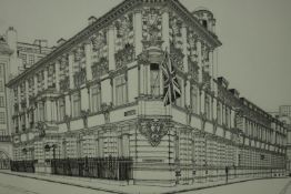 Richard Bramble (Dorset Artist) 'The Institute of Chartered Accountants', Ltd Edition etching of