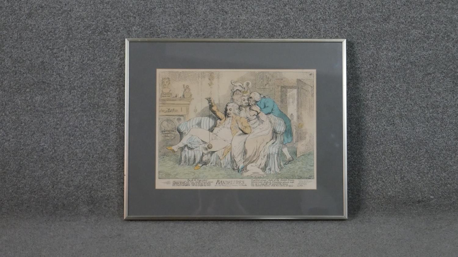 After James Gillray (1757 - 1815), a framed and glazed 20th century limited edition print ' - Image 2 of 8