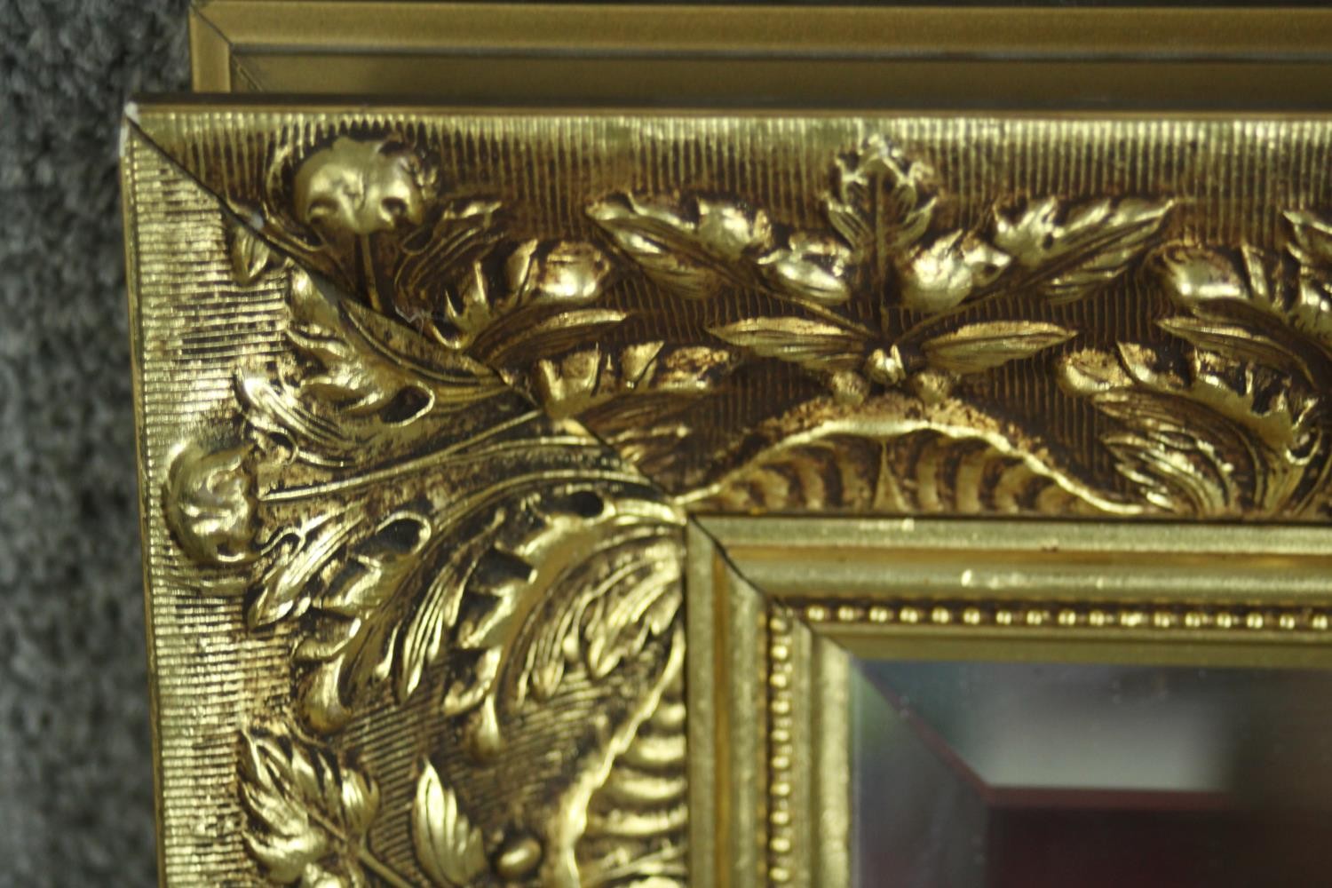 A late 20th century gilt framed mirror, of rectangular form with a bevelled mirror plate along - Image 8 of 14