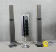 Bang and Olufsen: a pair of Type No. 6621 Beolab Penta Active Loudspeakers (1988) and Bang & Olufsen