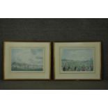 Christopher A. Watkiss- Two framed and glazed signed limited edition prints of a Victorian tennis