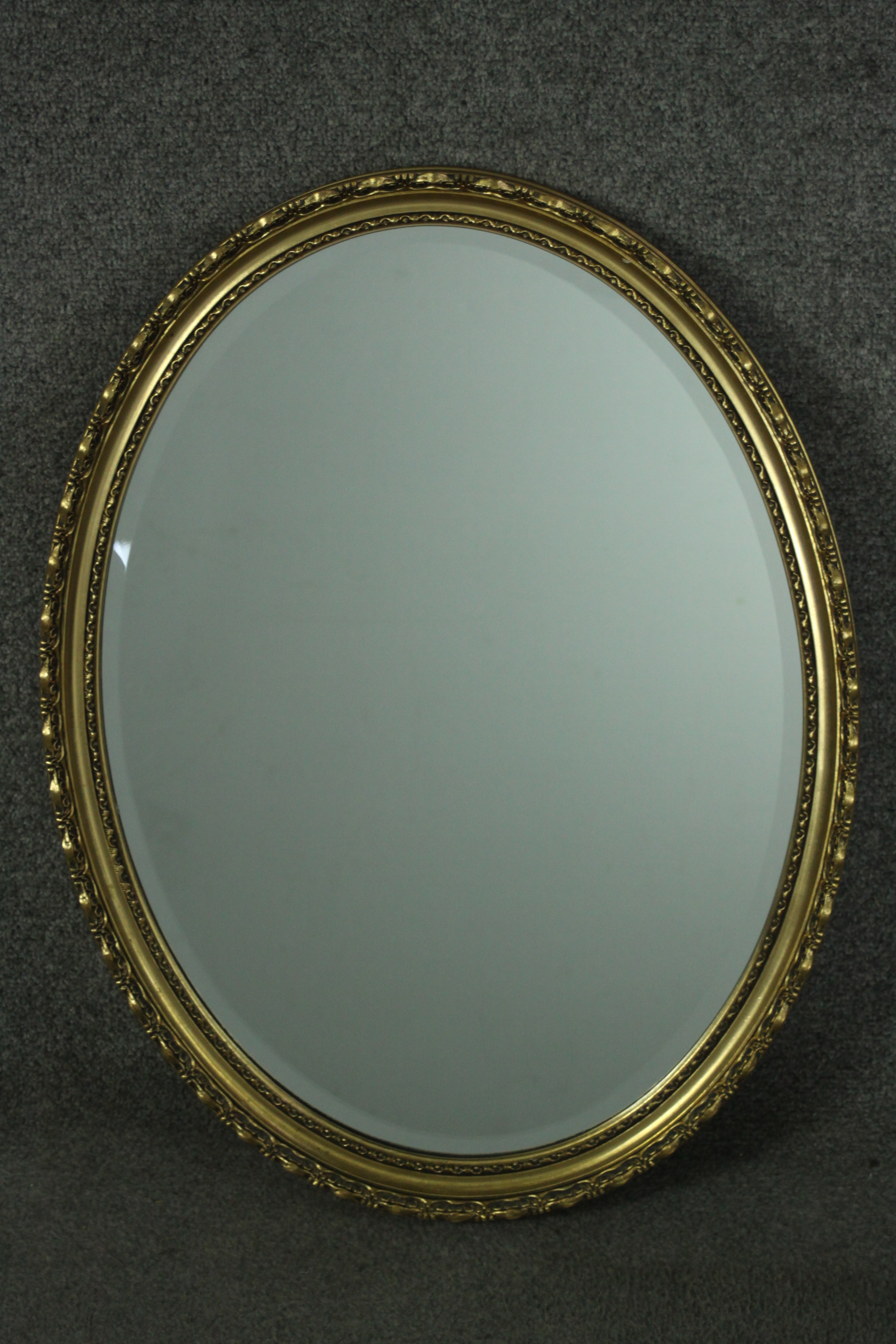 A late 20th century gilt framed mirror, of rectangular form with a bevelled mirror plate along - Image 4 of 14