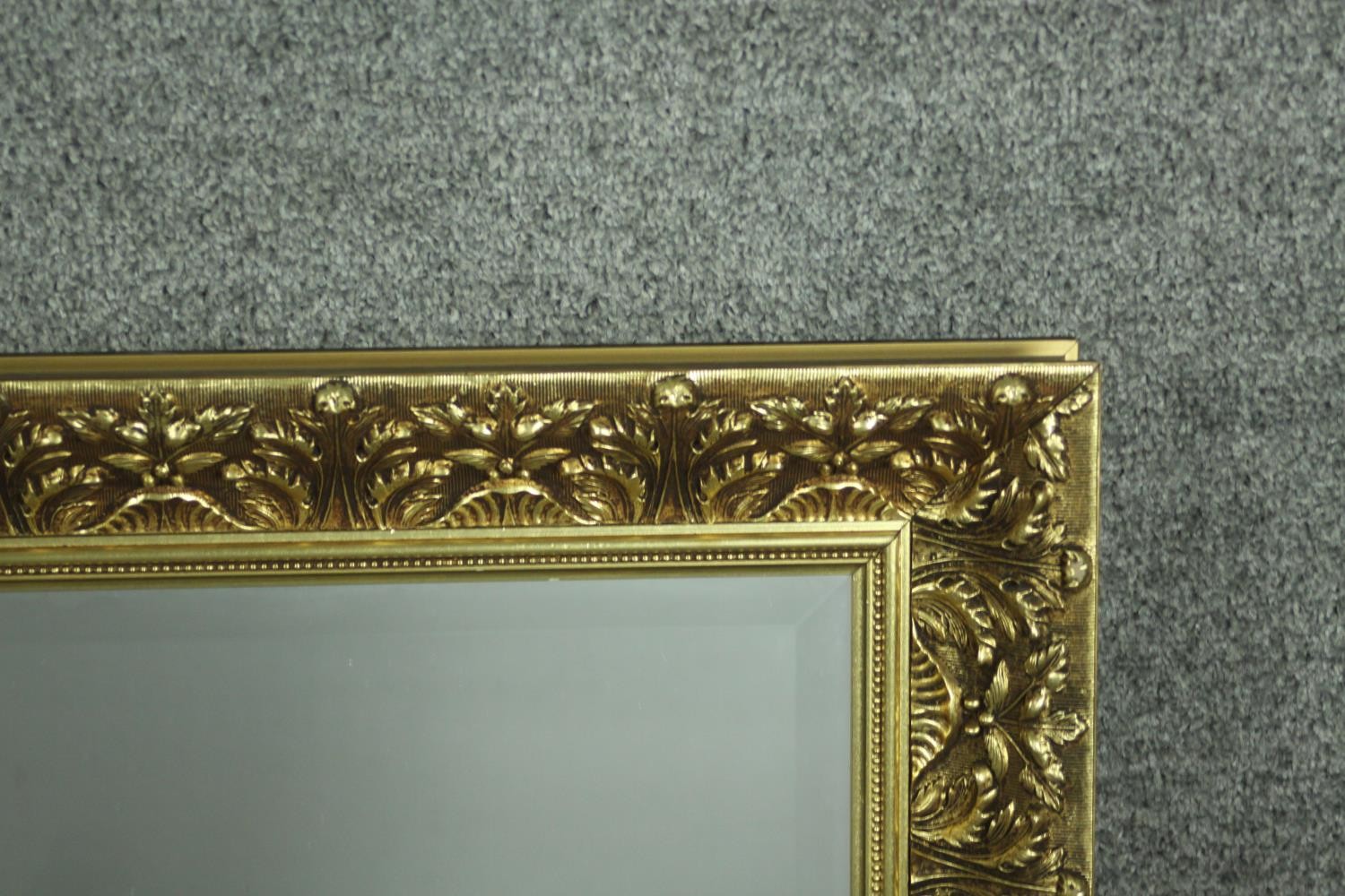 A late 20th century gilt framed mirror, of rectangular form with a bevelled mirror plate along - Image 6 of 14