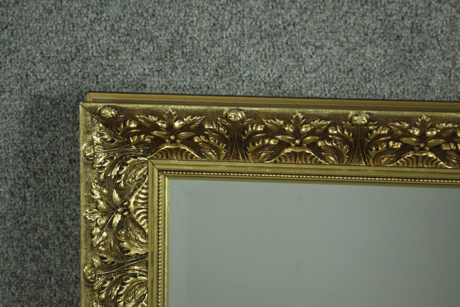 A late 20th century gilt framed mirror, of rectangular form with a bevelled mirror plate along - Image 7 of 14