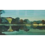 Ian Potts (1936-2014), 'River Po, Italy', watercolour, signed lower right, bearing Amalgam Art Ltd